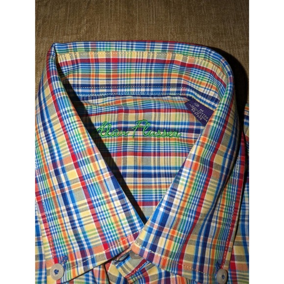 Alan Flusser Other - Alan flusser men's multi-colored short sleeve shirt size medium
